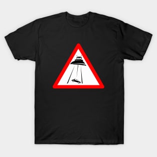 Alien Abduction Sign T-Shirt